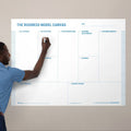 Removable Dry Erase Vinyl Wall Decal in Blue P586438
