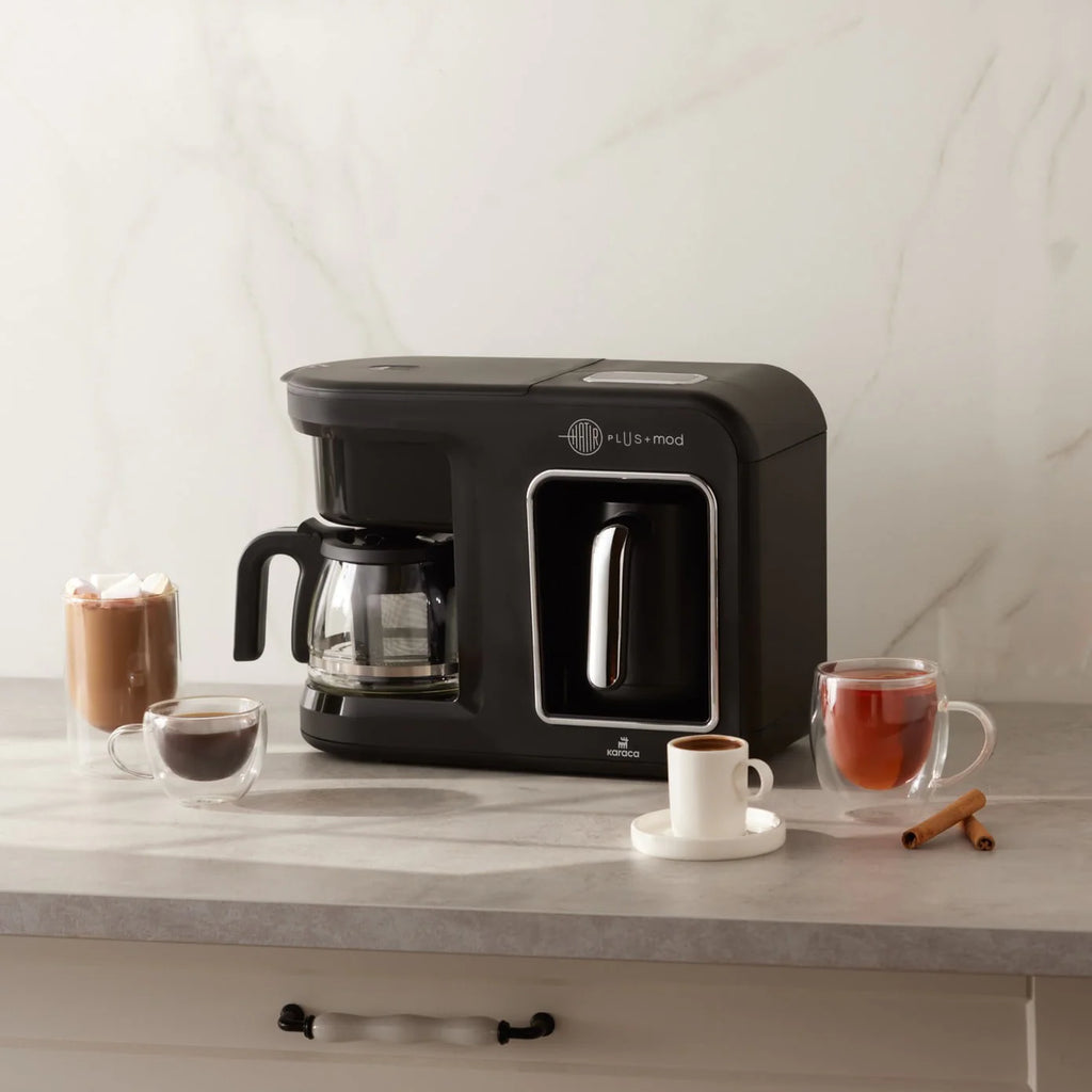 5 In 1 Coffee Machine Black Chrome N24870
