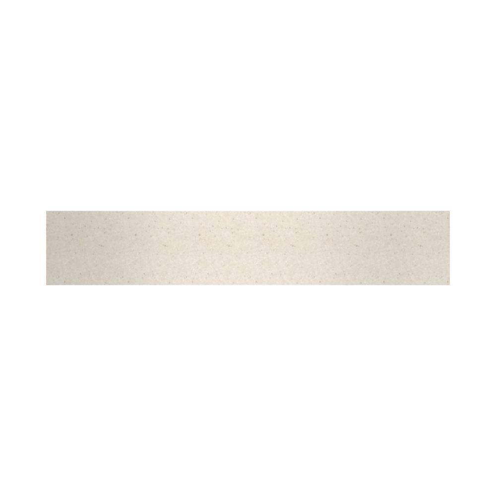 White Solid Surface Vanity Side Apron D603