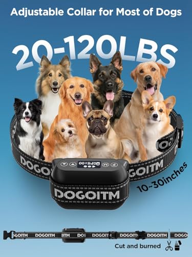 Wireless GPS Dog Fence Collar with 3 Correction Mode L475044