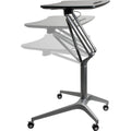 Black Laminate Top Mobile Laptop Caddy R90003