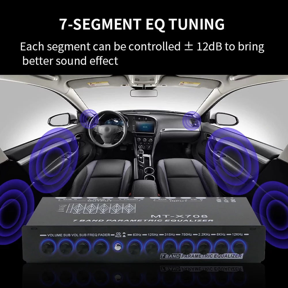 7 Band Car Audio Equalizer O646